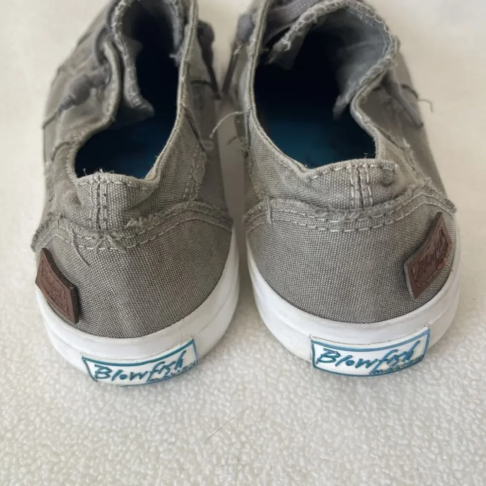 Women’s Size 8 Blowfish Army Green Casual Tennis Shoes Laces